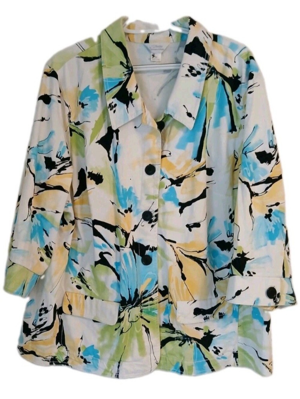 Women's Floral CJ Banks Jacket Size 3x